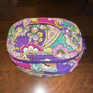 Vera Bradley Paisley toiletry/makeup bag